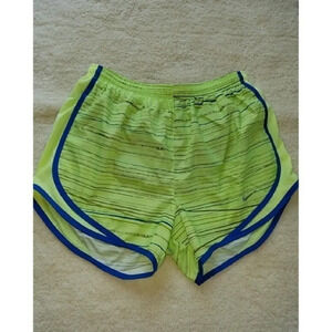 Nike Dri Fit Green Blue Athletic Shorts‎